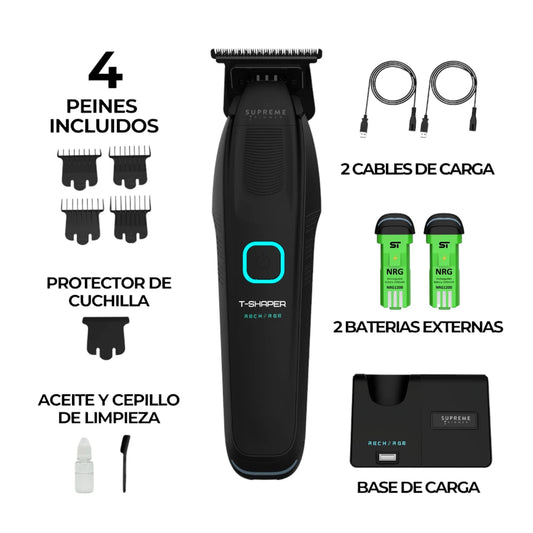 Trimmer Recharge SUPREME Black
