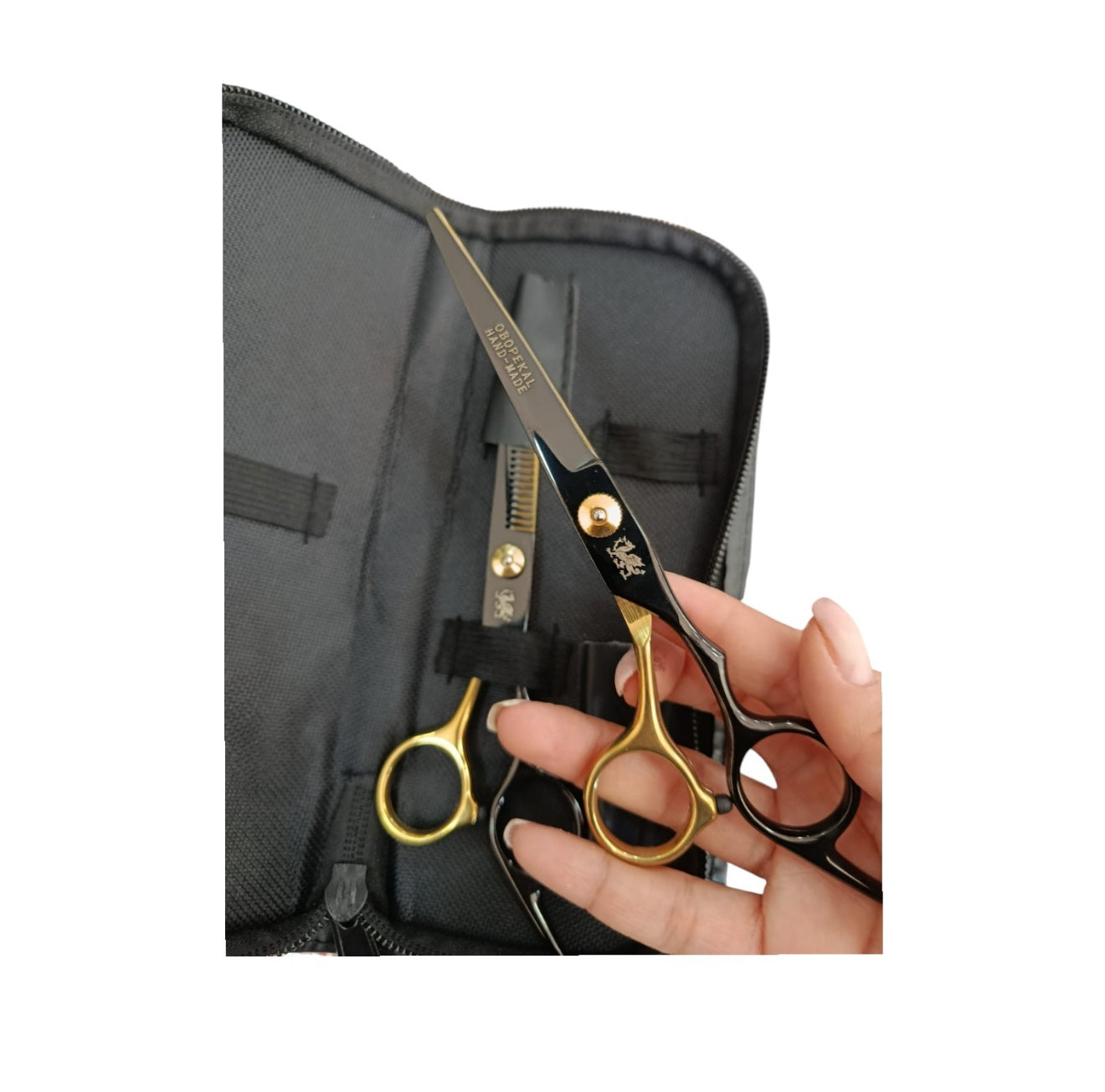 Pack de tijeras dorado y negro OBOPEKAL