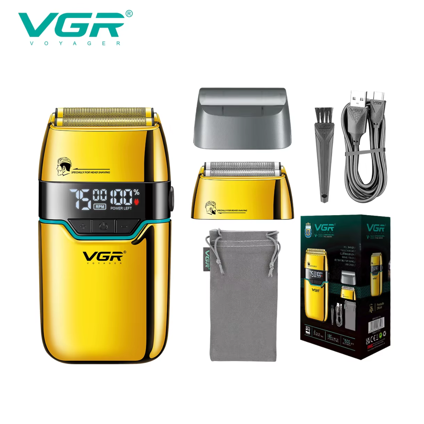 Shaver 350 VGR gold