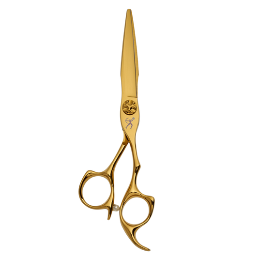 Tijera Titan GD60 Filo Navaja 6′ Gold