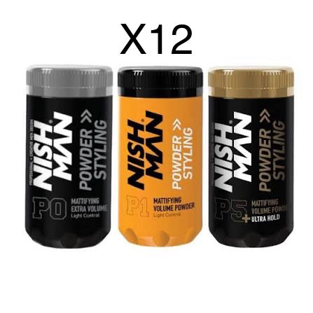 Polvos texturizador NISH MAN X12