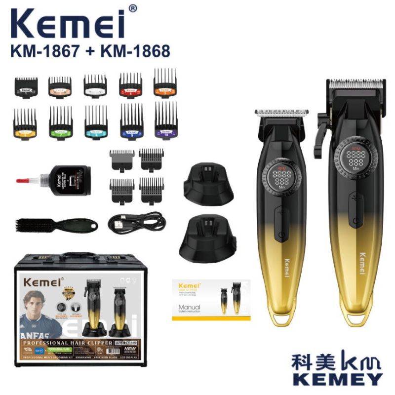 Combo Clipper y Trimmer 1867 KEMEI