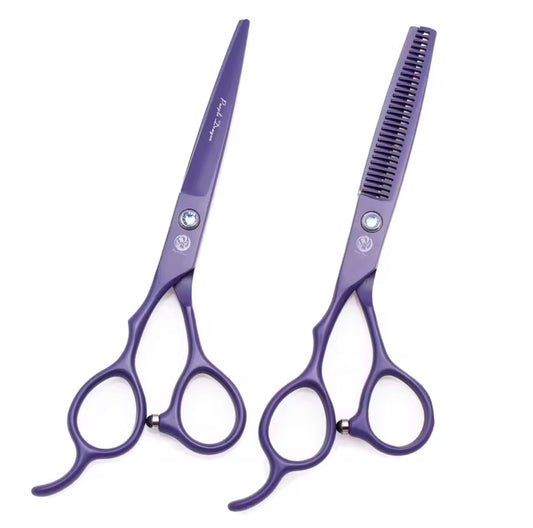 Pack tijeras purpura ZURDO DRAGON
